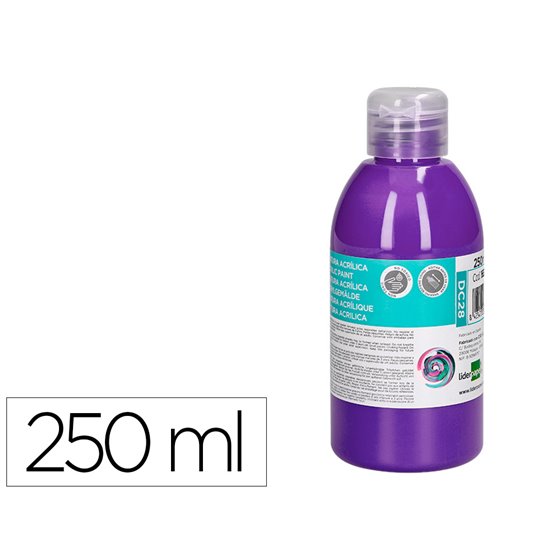 Pintura Acrilica Liderpapel Bote De 250 Ml Violeta