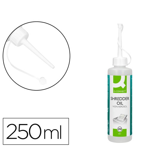 Aceite Lubricante Q-Connect Para Destructora De Documentos Bote De 250 Ml