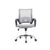 Silla Q-Connect Oficina Siena Malla Base Metalica Alt Max 1000 Anc 560 Prof 570 Ruedas Premium Color Blanco Gris