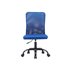 Silla Q-Connect Oficina Parma Malla Sin Reposabrazos Alt Max 990 Anc 480 Prof 590 Color Azul