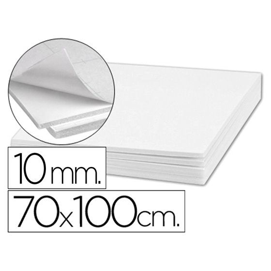 Carton Pluma Liderpapel Blanco Doble Cara 70X100Cm Espesor 10 Mm