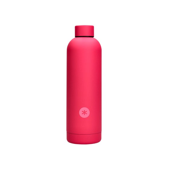 Botella Portaliquidos Antartik Isotermica Acero Inoxidable Libre De Bpa Color Fucsia 750 Ml