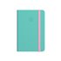 Cuaderno Con Gomilla Antartik Notes Tapa Dura A6 Hojas Cuadricula Rosa Y Turquesa 100 Hojas 80 Gr Fsc