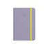 Cuaderno Con Gomilla Antartik Notes Tapa Dura A6 Hojas Lisas Morado Y Amarillo 100 Hojas 80 Gr Fsc