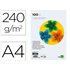 Cartulina Liderpapel A4 240G/M2 Blanco Paquete De 100 Hojas