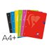 Cuaderno Espiral Clairefontaine Tapa Blanda Din A4+ Micro 80H 4 Tal 90 Gr Cuadro 5 Mm Colores Surtidos