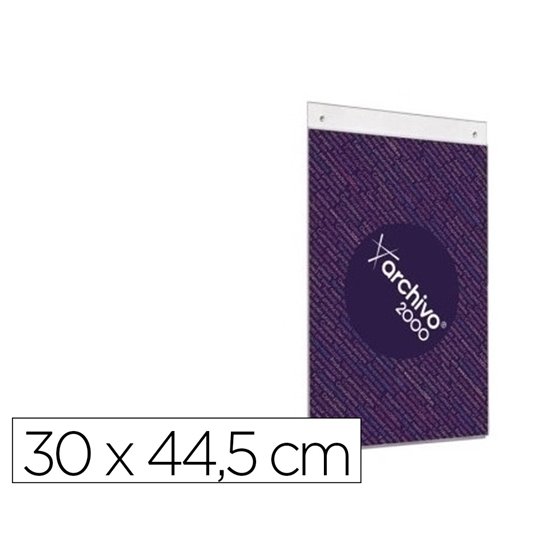 Expositor Mural Archivo 2000 Din A3 Vertical Con Taladros Espesor 2 Mm Cristal Transparente 300X445 Mm