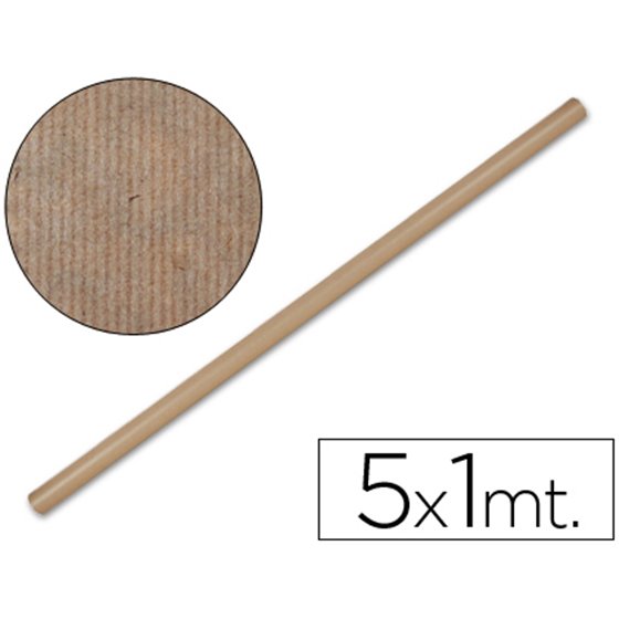 Papel Kraft Liderpapel Marron Rollo 5X1 Mt