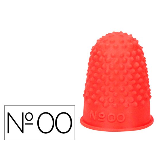 Dediles Q-Connect Goma N�00 18-20 Mm Diametro Caja De 12 Unidades Color Rojo