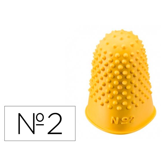 Dediles Q-Connect Goma N�2 22-24 Mm Diametro Caja De 12 Unidades Color Amarillo