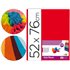 Papel Seda Liderpapel Rojo 52X76 Cm 18 Gr Paquete De 25 Hojas
