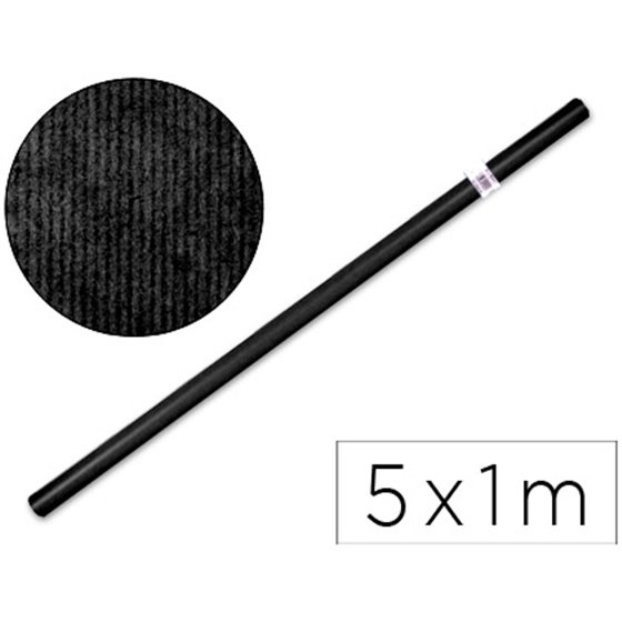 Papel Kraft Liderpapel Negro Rollo 5X1 Mt