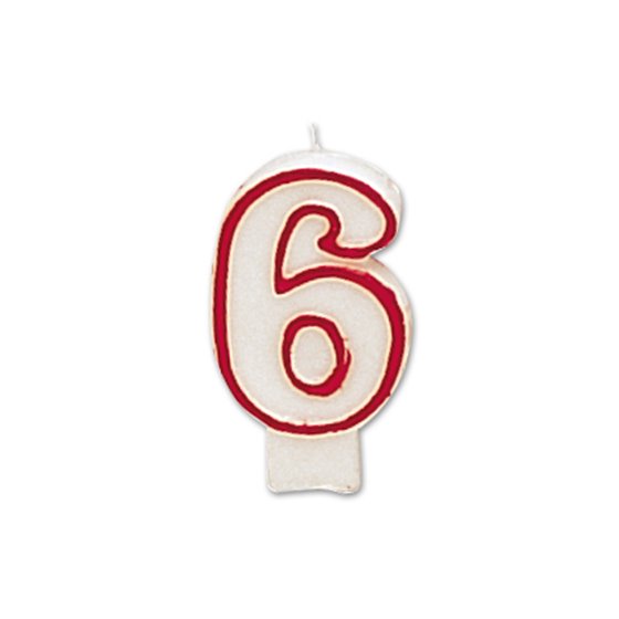 Vela Cumplea�os Liderpapel N�6