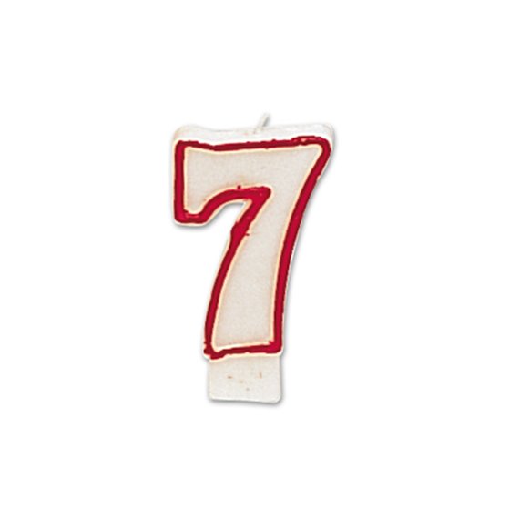 Vela Cumplea�os Liderpapel N�7