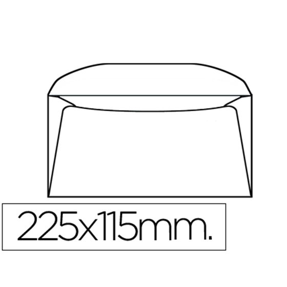 Sobre Liderpapel Dl+ -Bolsa De 10 115X225 Mm