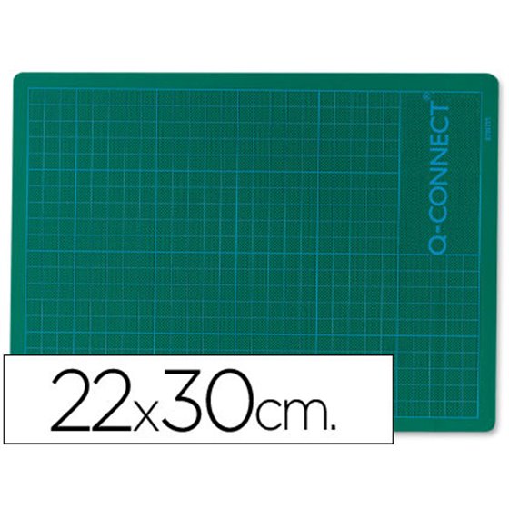 Plancha Para Corte Q-Connect Din A4 3 Mm Grosor Color Verde