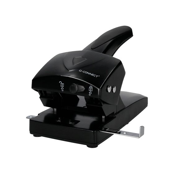 Taladrador Q-Connect Kf01237 Negro Abertura 6,5 Mm Capacidad 65 Hojas