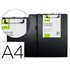 Carpeta Q-Connect Miniclips Plastico Din A4 Negra