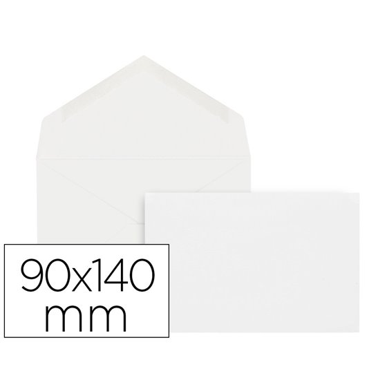 Sobre Liderpapel Blanco Registro Extra 90X140 Mm Caja De 100 Unidades