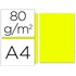 Papel Color Liderpapel A4 80Gr Limon Paquete De 100 Hojas
