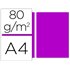 Papel Color Liderpapel A4 80Gr Fucsia Paquete De 100 Hojas
