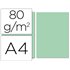 Papel Color Liderpapel A4 80Gr Verde Paquete De 100 Hojas