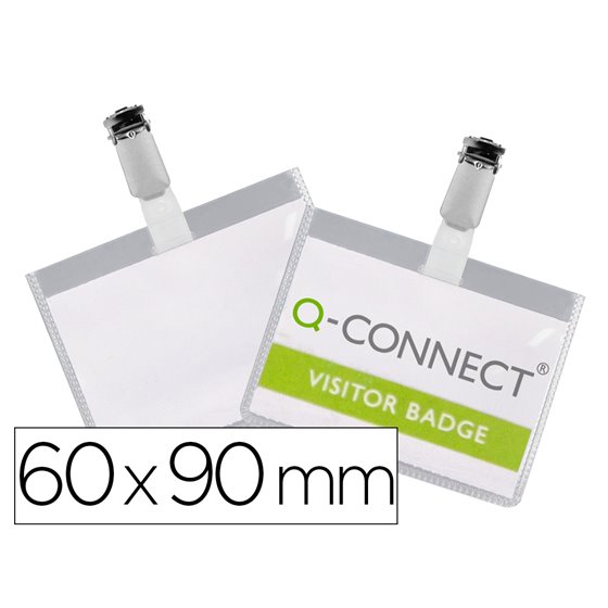 Identificador Con Pinza Q-Connect Kf01562 60X90 Mm Cerrada