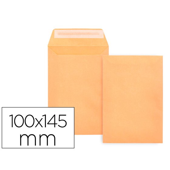 Sobre Liderpapel Bolsa N.0 Cel Ca�a Salarios 100X145Mm Tira Silicona Caja De 1000 Unidades