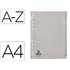 Separador Alfabetico Q-Connect Plastico A-Z Din A4 Multitaladro
