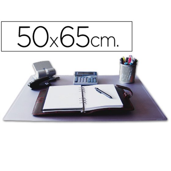 Vade Sobremesa Q-Connect Polipropileno Transparente 50X63 Cm