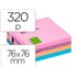 Bloc De Notas Adhesivas Quita Y Pon Q-Connect Con 320 Hojas 76X76Mm