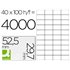 Etiqueta Adhesiva Q-Connect Kf00574 -Tama�o 52,5X29,7 Mm -Fotocopiadora -Laser -Ink-Jet-Caja Con 100 Hojas Din A4