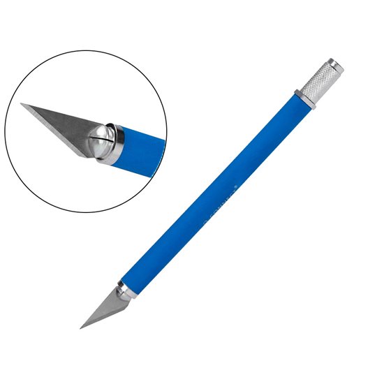 Bisturi Q-Connect En Blister Con Cuchillas De Repuesto