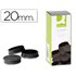Iman Para Sujecion Q-Connect Ideal Para Pizarras Magneticas20 Mm Negro Caja De 10 Unidades
