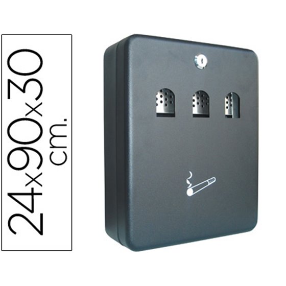 Cenicero Buzon Q-Connect Metalico 240X90X300 Mm