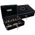 Caja Caudales Q-Connect 12\" 300X240X90 Mm Negra Con Portamonedas
