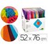 Papel Seda Liderpapel 52X76 Cm Expositor 60 Bolsas De 5 Hojas 12 Colores Surtidos