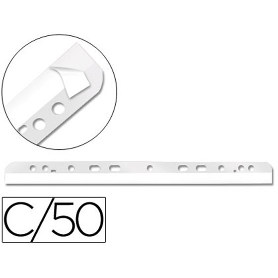 Tira Multitaladro Autoadhesiva Q-Connect Para Documentos A4 Y A5 Pack De 50 Unidades