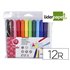 Rotulador Liderpapel Jumbo Bolsa 12 Unidades Colores Surtidos