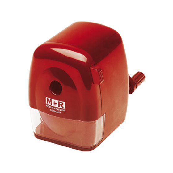 Sacapuntas Sobremesa M+R Manual Color Rojo