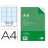 Recambio Liderpapel A4 100 Hojas 60G/M2 Rayado N� 46 4 Taladros