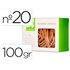Gomillas Elasticas Q-Connect 100 Gr Numero 20 200 X 2 Mm