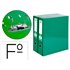 Modulo Liderpapel 2 Archivadores Folio 2 Anillas Mecanismo De Palanca 75Mm Verde