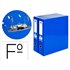 Modulo Liderpapel 2 Archivadores Folio 2 Anillas Mecanismo De Palanca 75Mm Azul