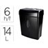 Destructora De Documentos Q-Connect Kf17970 Capacidad De Corte 6 H Destruye Grapas Clips Y Tarjetas Papelera 14L
