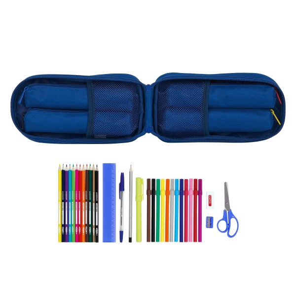 Estuche Escolar BLACKFIT8 33 Piezas 12 x 23 x 5 cm.