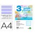 Recambio Liderpapel A4 Pautaguia 100 Hojas 75 G Cuadriculado Pautado 3 Mm Con Margen 4 Taladros