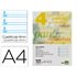 Recambio Liderpapel A4 Pautaguia 100 Hojas 75 G Cuadriculado Pautado 4 Mm Con Margen 4 Taladros