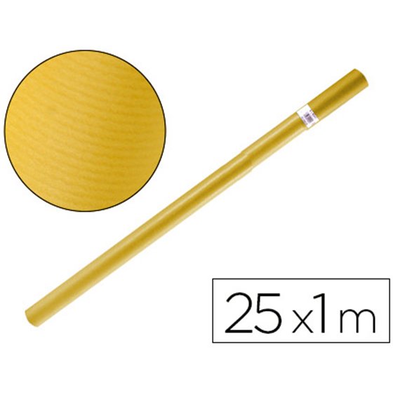 Papel Kraft Liderpapel Amarillo Rollo 25X1 Mt