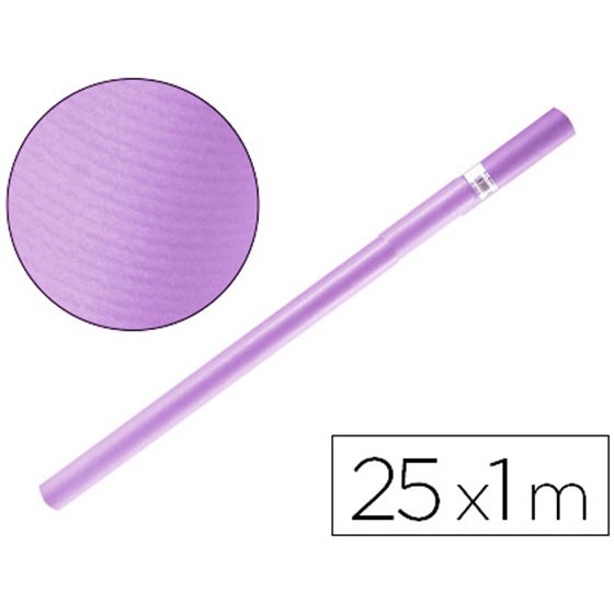 Papel Kraft Liderpapel Lila Rollo 25X1 Mt